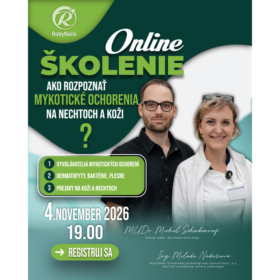Online školenie MYKOTICKÉ OCHORENIA Online školenie MYKOTICKÉ OCHORENIA